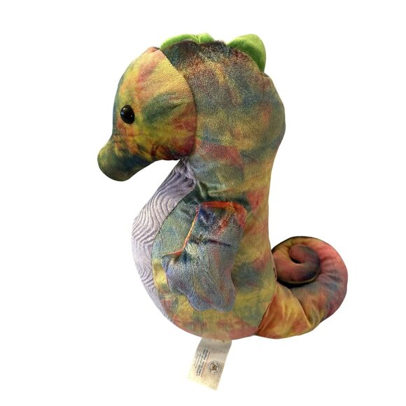 Rare Build-A-Bear Workshop Tie-Dye Seahorse Plush 14" 2012 Collectible Multicolo - Picture 2 of 4